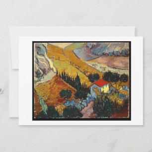 Landschaft mit House and Plowman, Van Gogh,