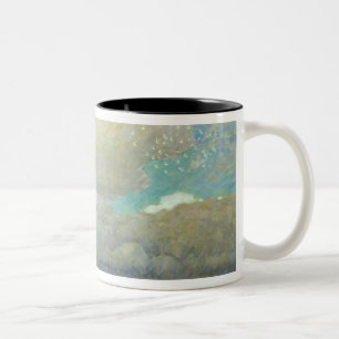 Landschaft mit Huts, 1900 Zweifarbige Tasse