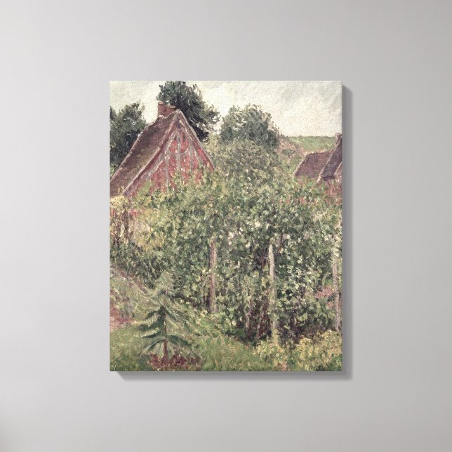 Landschaft mit Hütte Dächern, 1899 Leinwanddruck (Vorderseite)