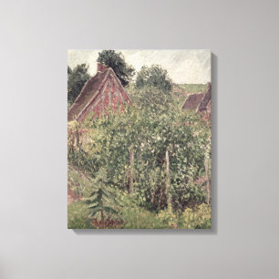 Landschaft mit Hütten-Dächern, 1899 Leinwanddruck