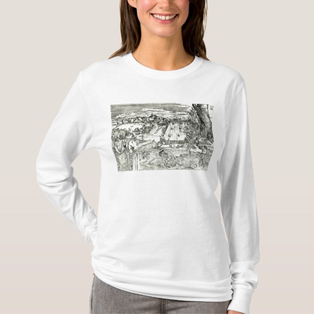 Landschaft mit Kanone, 1518 T-Shirt (Vorderseite)