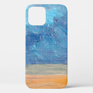 Landschaft mit Ölgemälden. Bildende Kunst, abstrak Case-Mate iPhone Hülle