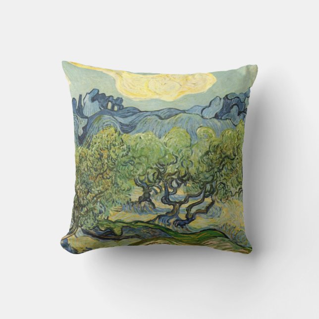 Landschaft mit Olive Vincent Willem van Gogh Kissen (Vorderseite)