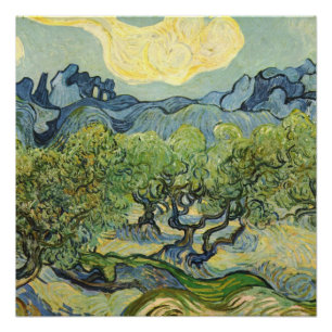 Landschaft mit Olive Vincent Willem van Gogh Post Poster