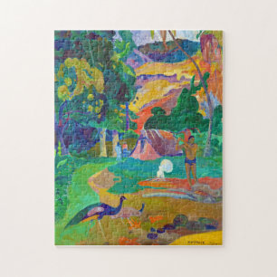 Landschaft mit Pfauen, Gauguin Puzzle