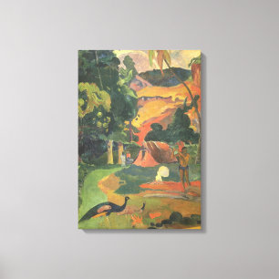 Landschaft mit Pfauen von Paul Gauguin Leinwanddruck