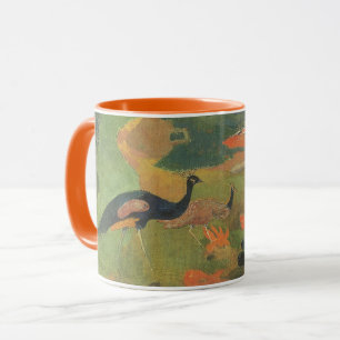 Landschaft mit Pfauen von Paul Gauguin Tasse
