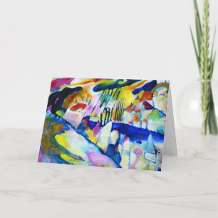 Landschaft mit Regen von Wassily Kandinsky Karte