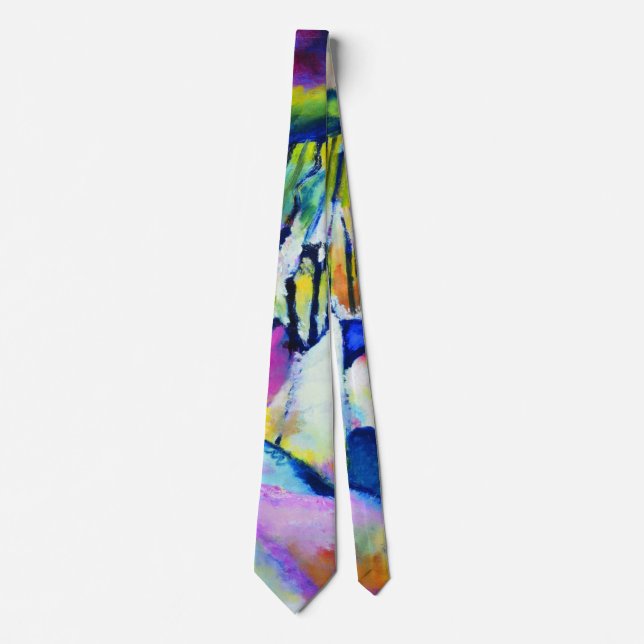 Landschaft mit Regen von Wassily Kandinsky Krawatte (Vorderseite)