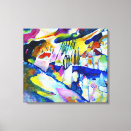 Landschaft mit Regen von Wassily Kandinsky Leinwanddruck