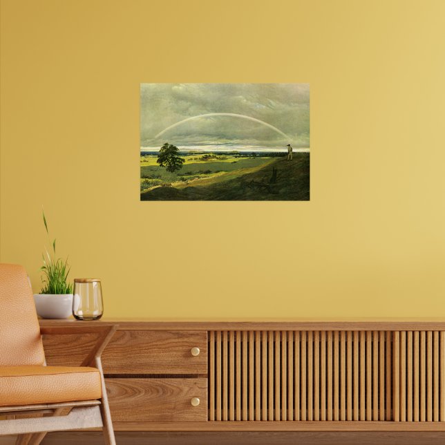 Landschaft mit Regenbogen, berühmtes Gemälde, Poster (Wohnzimmer 2)