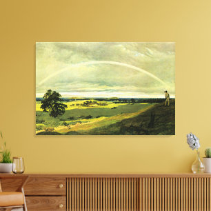 Landschaft mit Regenbogen, berühmtes Kunstwerk, Leinwanddruck