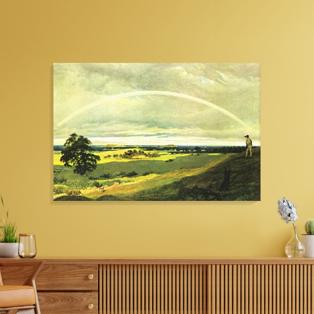 Landschaft mit Regenbogen, berühmtes Kunstwerk, Leinwanddruck (Insitu (Wohnzimmer))
