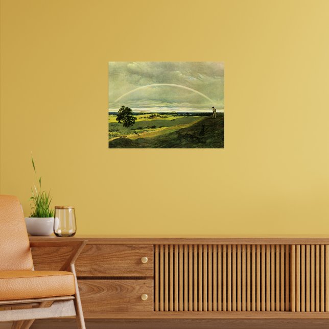 Landschaft mit Regenbogen, berühmtes Kunstwerk, Poster (Wohnzimmer 2)