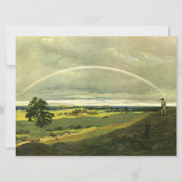 Landschaft mit Regenbogen (von Caspar David Friedr Karte