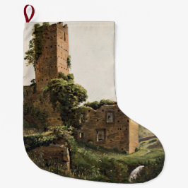 Landschaft mit Ruinen (Altes Ruiniertes Gebäude) Großer Weihnachtsstrumpf