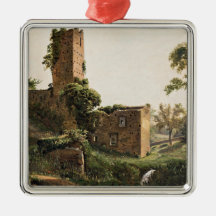 Landschaft mit Ruinen (Altes Ruiniertes Gebäude)