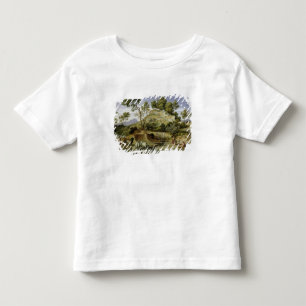 Landschaft mit Schäfern und Kühen Kleinkind T-shirt