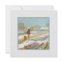 Landschaft mit Schnee, Van-Gogh-Karte