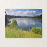 Landschaft mit See Puzzle<br><div class="desc">Naturlandschaft mit See</div>