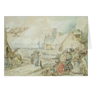 Landschaft mit Sinti und Roma Vermögen-Erzählern