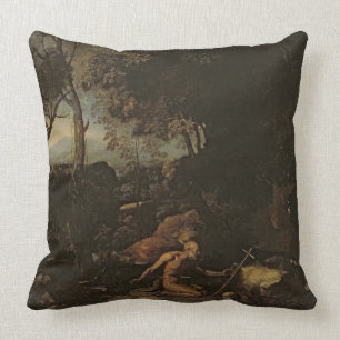 Landschaft mit St Jerome Kissen