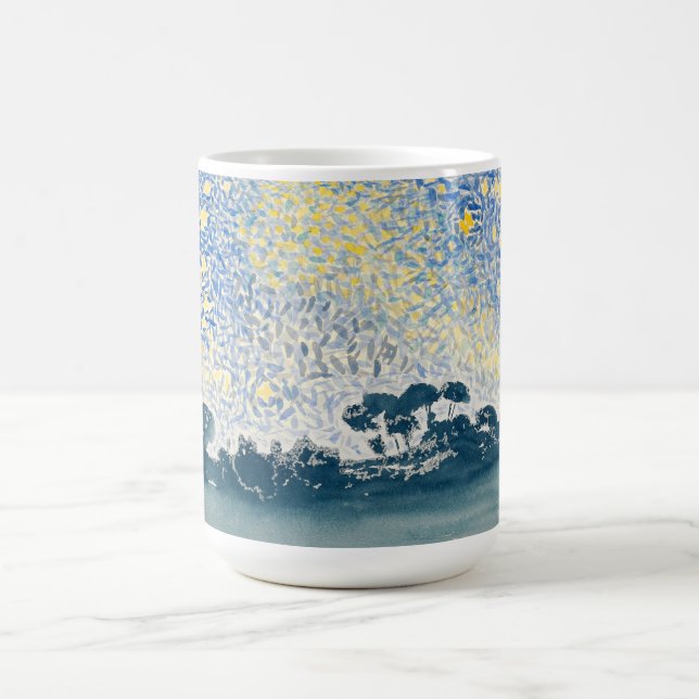 Landschaft mit Sternen (1905-1908) Kaffeetasse (Mittel)