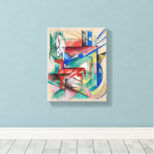 Landschaft mit Tieren Leinwanddruck
