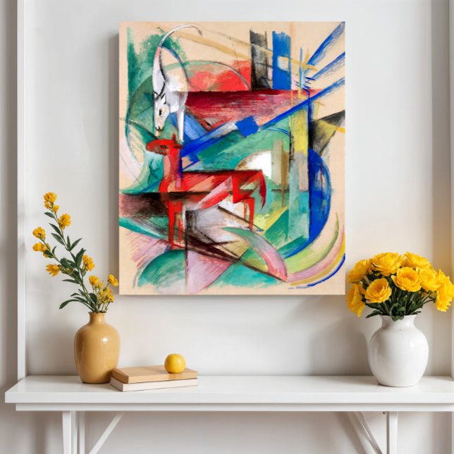 Landschaft mit Tieren von Franz Marc Poster (Von Creator hochgeladen)