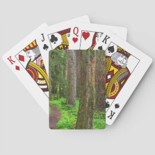 Landschaft mit Urwald Spielkarten