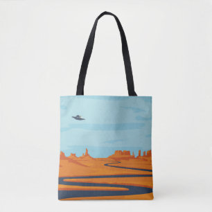 Landschaft mit verlassenem Tal, Bergen, dunklem w