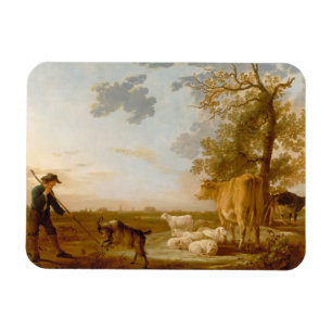 Landschaft mit Vieh Aelbert Cuyp Magnet