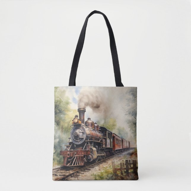 Landschaft mit viktorianischer Eisenbahn (Vorderseite)