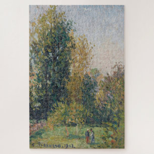 Landschaft mit zwei Figuren, Éragny, Herbst (1902) Puzzle