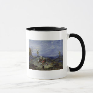 Landschaft mit zwei Windmühlen, 1612 Tasse