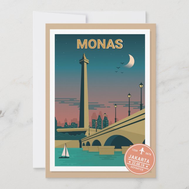 Landschaft Monas Einladung (Vorderseite)