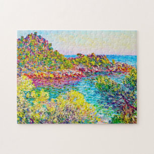 Landschaft nahe Montecarlo Claude Monet Puzzle
