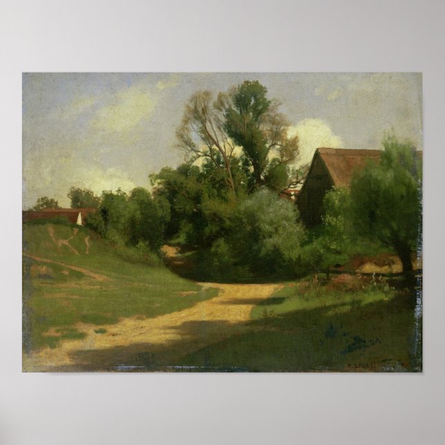 Landschaft nahe Oberaudorf Poster (Vorne)