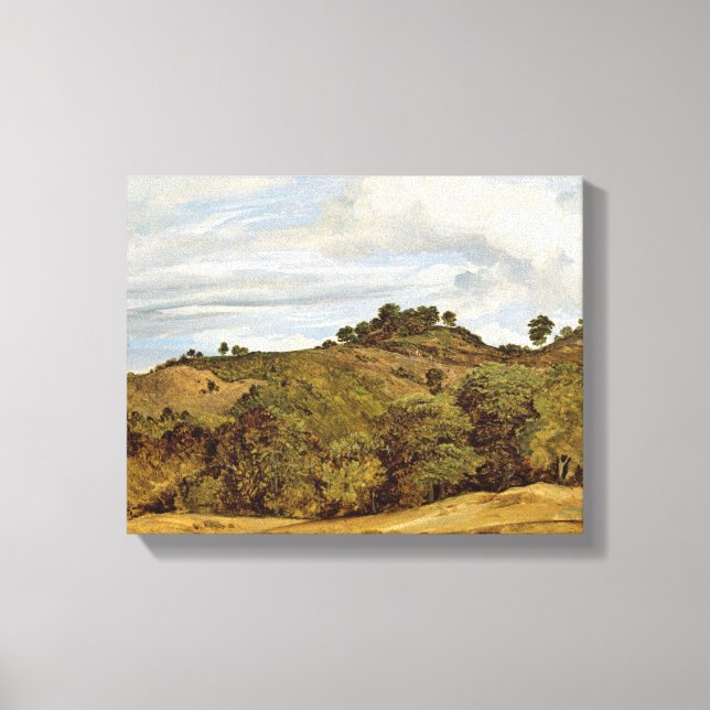 Landschaft nahe Olevano, 1822 Leinwanddruck (Vorderseite)