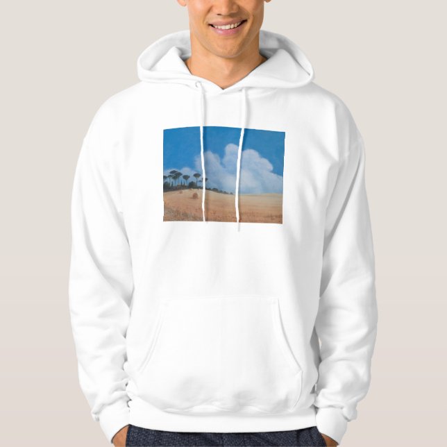 Landschaft nahe Paganico 2012 Hoodie (Vorderseite)