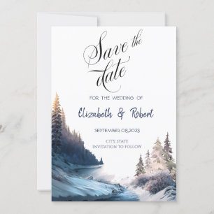 Landschaft, Natur, Save the Date Wald