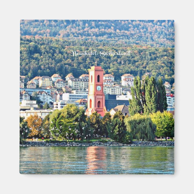 Landschaft Neuchatel, Schweiz Magnet (Vorne)
