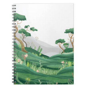 Landschaft Notizblock