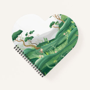 Landschaft Notizbuch