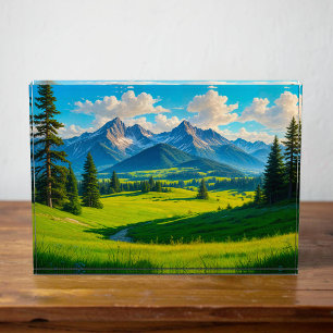 Landschaft Nr. 11, Landschaftsreihe, 18 cm x 13 cm Fotoblock