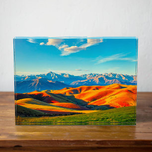 Landschaft Nr. 14, Landschaftsserie, 18 cm x 13 cm Fotoblock