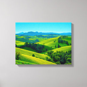 Landschaft Nr. 15, Landschaftsreihe Leinwanddruck