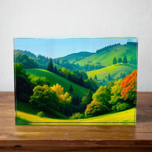 Landschaft Nr. 2, Landschaftsreihe, 18 cm x 13 cm Fotoblock
