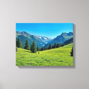 Landschaft Nr. 9, Landschaftsreihe Leinwanddruck