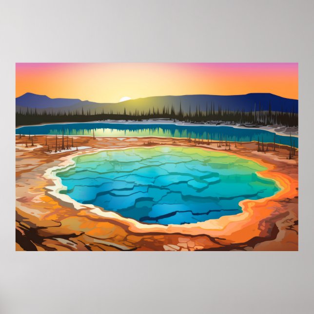 Landschaft Panorama Landschaft Natur Poster (Vorne)